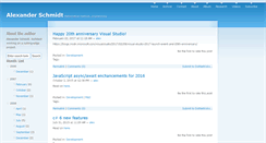 Desktop Screenshot of alexschmidt.net